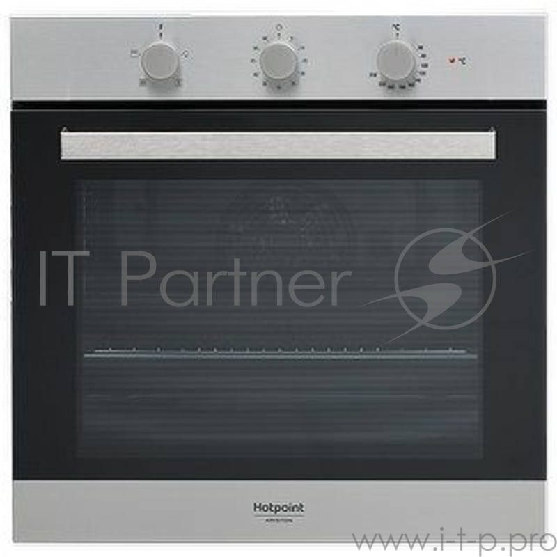 Встраиваемая электрическая духовка Hotpoint 59.5x59.5x55.1 см, очистка паром, откидной гриль, 66л, нерж.сталь