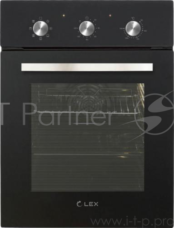 Духовой шкаф Электрический Lex EDM 4570 BL стекло черное