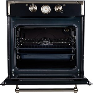 Электрический духовой шкаф Kuppersberg Электрический независимый духовой шкаф, Multifunction, 9 режимов, овый таймер, поворотные переключатели, макси-гриль, турбо режим, каталитическая система очистки, легкоочищающаяся эмаль Crystal Clean, 2-х