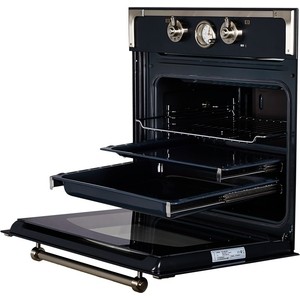 Электрический духовой шкаф Kuppersberg Электрический независимый духовой шкаф, Multifunction, 9 режимов, овый таймер, поворотные переключатели, макси-гриль, турбо режим, каталитическая система очистки, легкоочищающаяся эмаль Crystal Clean, 2-х