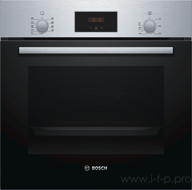 Встраиваемый электрический духовой шкаф BOSCH HBF134ER0R нержавеющая сталь