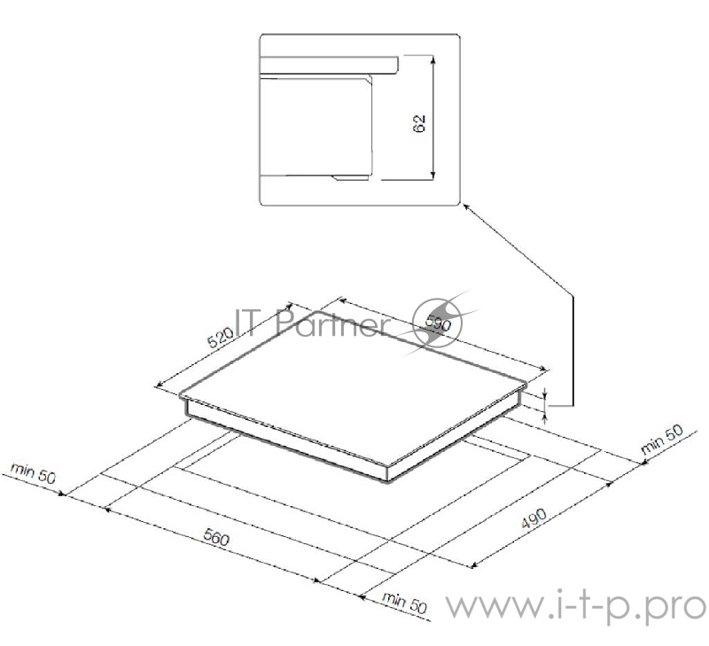 Индукционная варочная панель Graude IK 60.1 WF