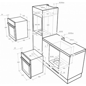 Шкаф духовой электрический MAUNFELD MEOFG.676RILB.TRS Шкаф духовой электрический MAUNFELD MEOFG.676RILB.TRS/ • Тип: электрический 60см • Тип установки: независимый • Функции: 7 • Объем, л: 67 • Класс энергопотребления: А • Охлаждение: тангенциальное