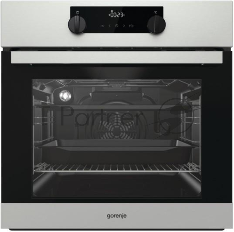 Духовой шкаф Электрический Gorenje BO735E11XK-2 нержавеющая сталь/черный