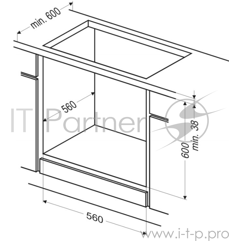 Электрический духовой шкаф Kuchenchef KBE660S