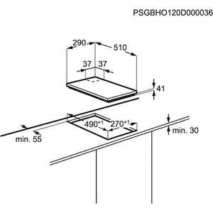 Газовая варочная поверхность Electrolux EGG93322NX серебристый