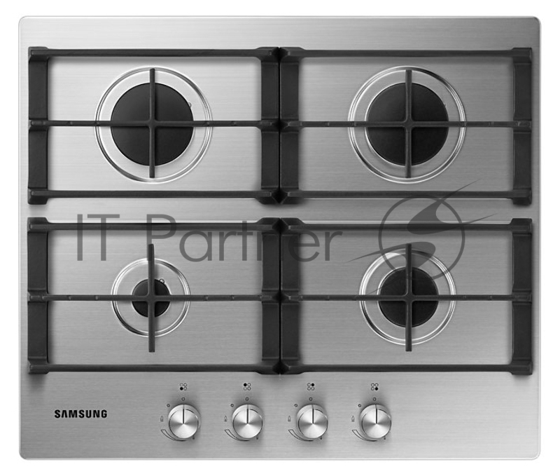 Газовая варочная поверхность Samsung NA64H3010AS серебристый