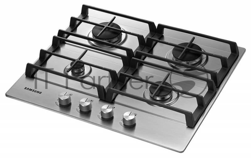 Газовая варочная поверхность Samsung NA64H3010AS серебристый