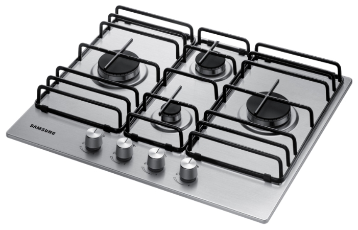 Газовая варочная поверхность Samsung NA64H3110BS серебристый