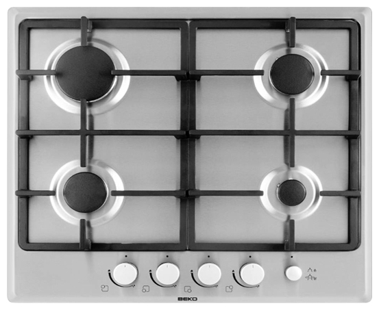 Газовая варочная поверхность Beko HIMG 64235 SX нержавеющая сталь