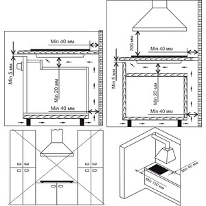 Газовая варочная поверхность Electronicsdeluxe TG2 400215F -007 черный