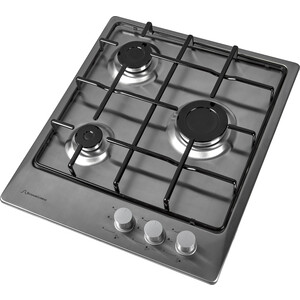 Встраиваемые газовые панели 45 см, газовая, 3 конфорки, независимая, автоподжиг, жиклёры для баллонного газа, нержавеющая сталь