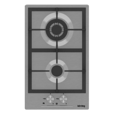 Встраиваемая газовая панель Korting HG 365 CTX, нержавеющая сталь