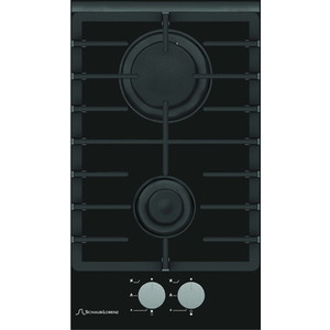 Домино Schaub Lorenz Газовая, стеклокерамика, 30 см, автоподжиг, газ-контроль, чугунная решетка, жиклёры для баллонного газа, черная