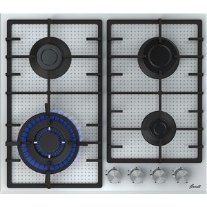 Варочная панель газовая Fornelli PGT 60 ARDORE WH (рисунок с точками)