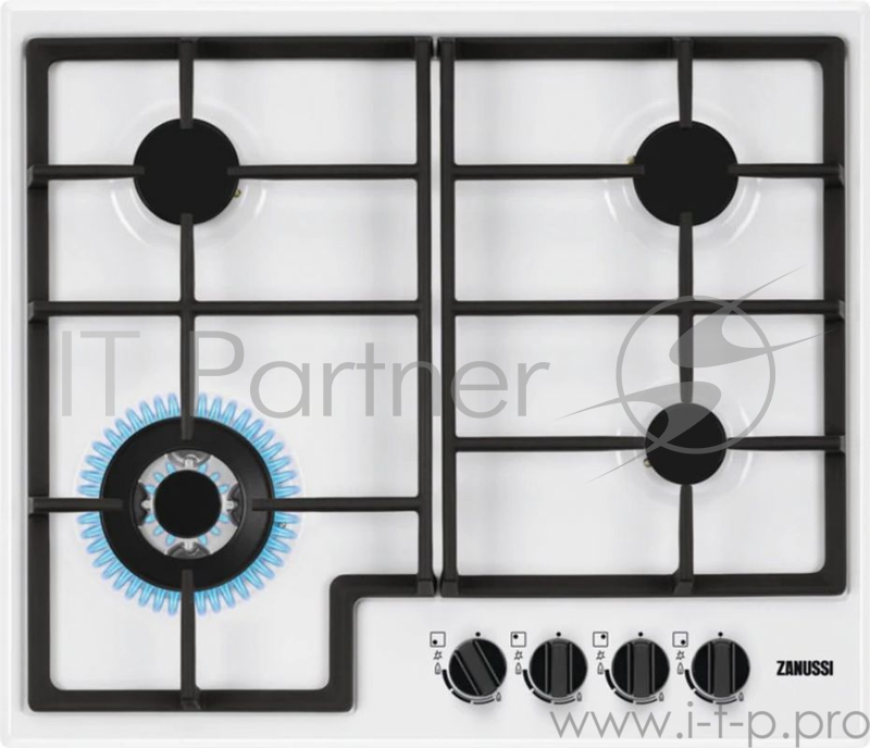 Газовая варочная поверхность Zanussi GPZ363SW белый