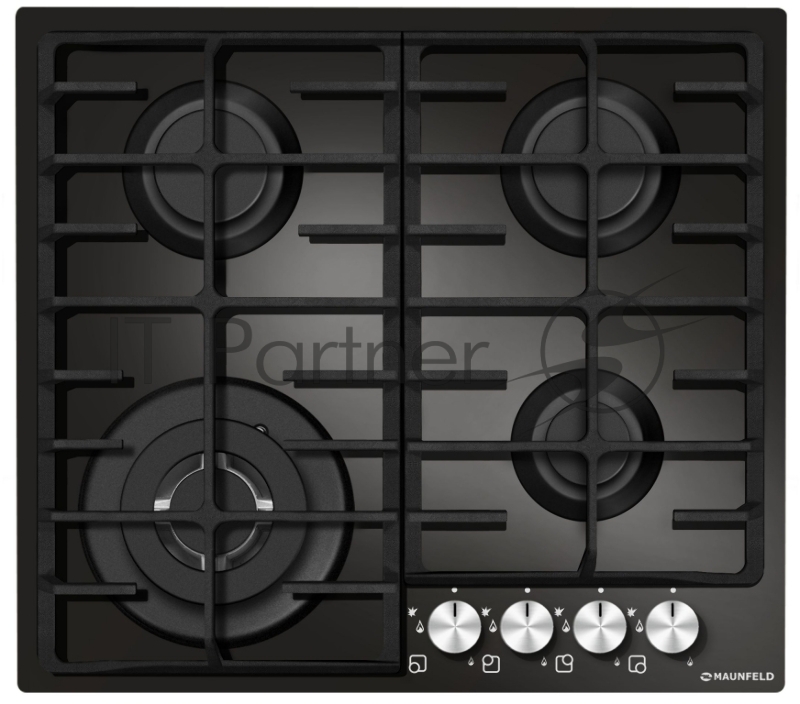 Газовая панель MAUNFELD MGHG.64.76B • Тип: газовая 60см • Тип установки: независимая • Управление: фронтальное, переключатели поворотные • Нагревательный элемент: конфорка, 4шт • Мощность конфорок, Вт.: 3800, 1750, 1750, 1000• Макс.потребляемая мощно