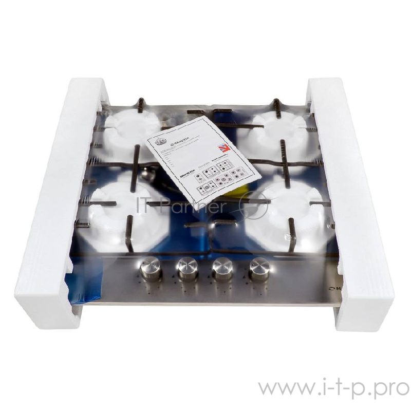 Газовая панель MAUNFELD EGHS.64.3ES Газовая панель MAUNFELD EGHS.64.3ES/ • Тип: газовая 60см • Тип установки: независимая • Управление: фронтальное, переключатели поворотные • Нагревательный элемент: конфорка, 4шт • Мощность конфорок, Вт: 2600, 1700,