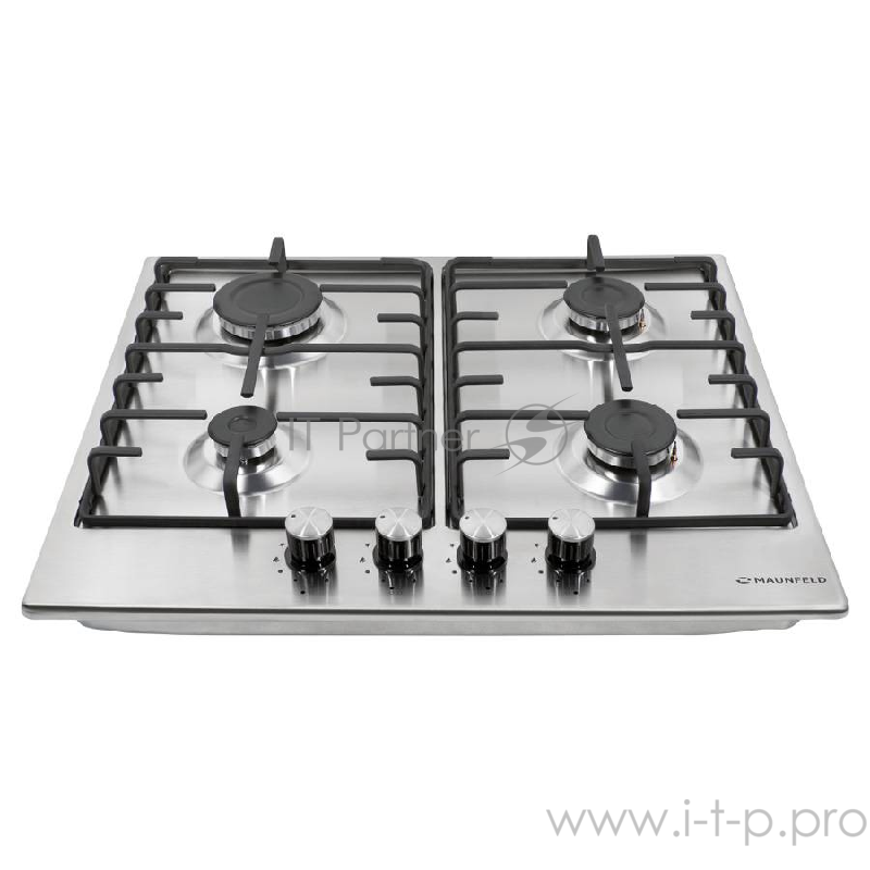 Газовая панель MAUNFELD EGHS.64.3ES Газовая панель MAUNFELD EGHS.64.3ES/ • Тип: газовая 60см • Тип установки: независимая • Управление: фронтальное, переключатели поворотные • Нагревательный элемент: конфорка, 4шт • Мощность конфорок, Вт: 2600, 1700,