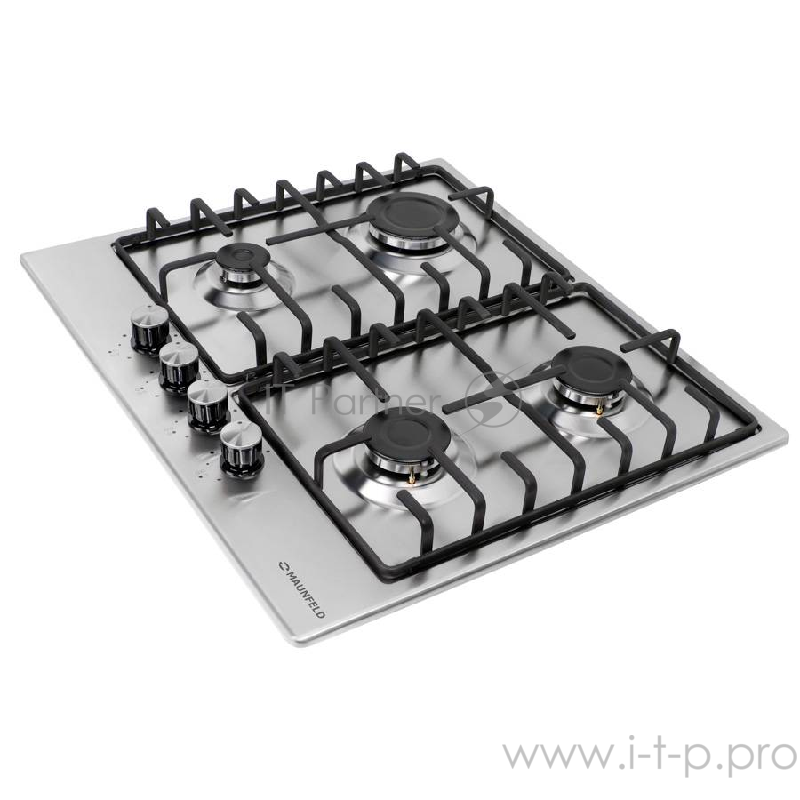 Газовая панель MAUNFELD EGHS.64.3ES Газовая панель MAUNFELD EGHS.64.3ES/ • Тип: газовая 60см • Тип установки: независимая • Управление: фронтальное, переключатели поворотные • Нагревательный элемент: конфорка, 4шт • Мощность конфорок, Вт: 2600, 1700,