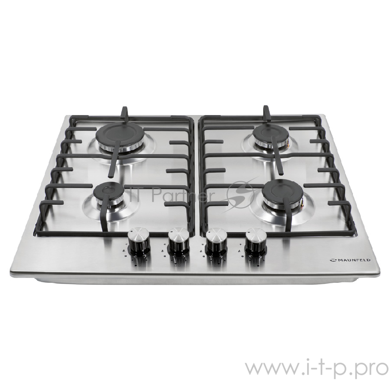Газовая панель MAUNFELD EGHS.64.3ES/G Газовая панель MAUNFELD EGHS.64.3ES/G/ • Тип: газовая 60см • Тип установки: независимая • Управление: фронтальное, переключатели поворотные • Нагревательный элемент: конфорка, 4шт • Мощность конфорок, Вт: 2600, 1