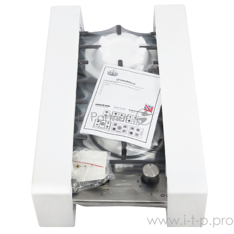 Газовая панель MAUNFELD EGHS.32.3ES/G Газовая панель MAUNFELD EGHS.32.3ES/G/ • Тип: газовая 30см • Тип установки: независимая • Управление: фронтальное, переключатели поворотные • Нагревательный элемент: конфорка, 2шт • Мощность конфорок, Вт: 2600, 1