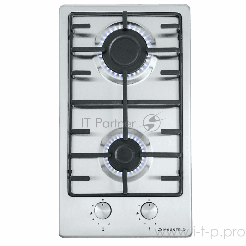 Газовая панель MAUNFELD EGHS.32.3ES Газовая панель MAUNFELD EGHS.32.3ES/ • Тип: газовая 30см • Тип установки: независимая • Управление: фронтальное, переключатели поворотные • Нагревательный элемент: конфорка, 2шт • Мощность конфорок, Вт: 2600, 1700
