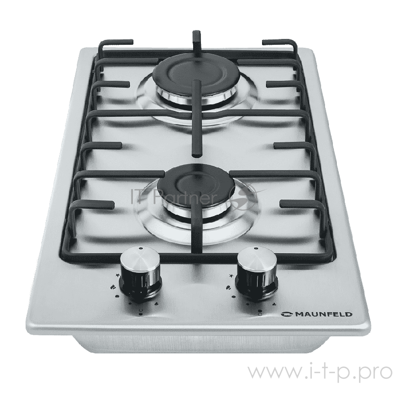 Газовая панель MAUNFELD EGHS.32.3ES Газовая панель MAUNFELD EGHS.32.3ES/ • Тип: газовая 30см • Тип установки: независимая • Управление: фронтальное, переключатели поворотные • Нагревательный элемент: конфорка, 2шт • Мощность конфорок, Вт: 2600, 1700