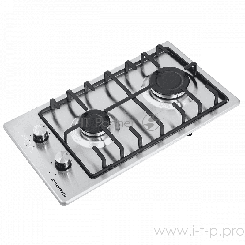 Газовая панель MAUNFELD EGHS.32.3ES Газовая панель MAUNFELD EGHS.32.3ES/ • Тип: газовая 30см • Тип установки: независимая • Управление: фронтальное, переключатели поворотные • Нагревательный элемент: конфорка, 2шт • Мощность конфорок, Вт: 2600, 1700
