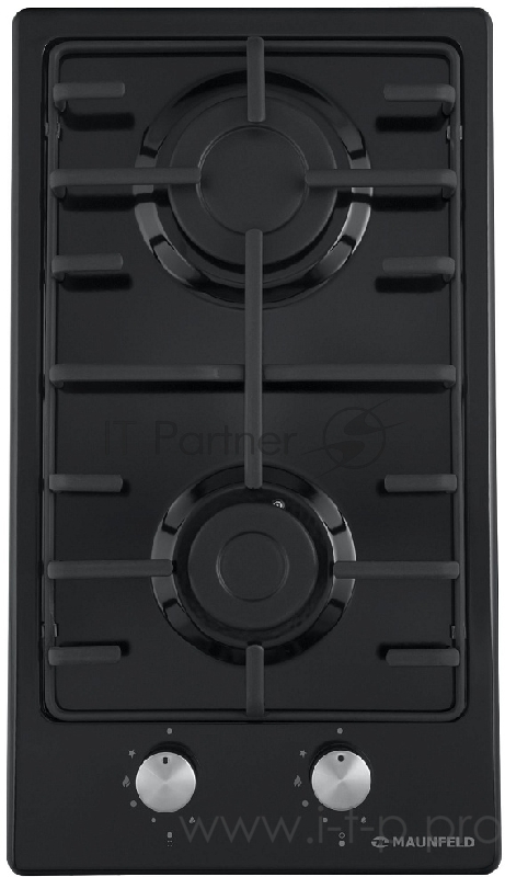 Газовая панель MAUNFELD EGHE.32.3EB/G Газовая панель MAUNFELD EGHE.32.3EB/G/ • Тип: газовая 30см • Тип установки: независимая • Управление: фронтальное, переключатели поворотные • Нагревательный элемент: конфорка, 2шт • Мощность конфорок, Вт: 2600, 1