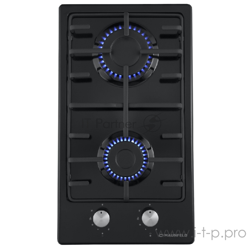 Газовая панель MAUNFELD EGHE.32.3EB/G Газовая панель MAUNFELD EGHE.32.3EB/G/ • Тип: газовая 30см • Тип установки: независимая • Управление: фронтальное, переключатели поворотные • Нагревательный элемент: конфорка, 2шт • Мощность конфорок, Вт: 2600, 1
