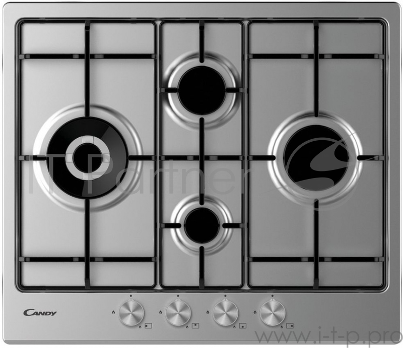 Газовая варочная поверхность Candy CHW6D4WPX нержавеющая сталь