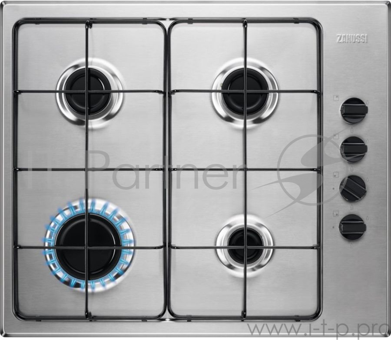 Газовая варочная поверхность Zanussi GPZ262HX нержавеющая сталь