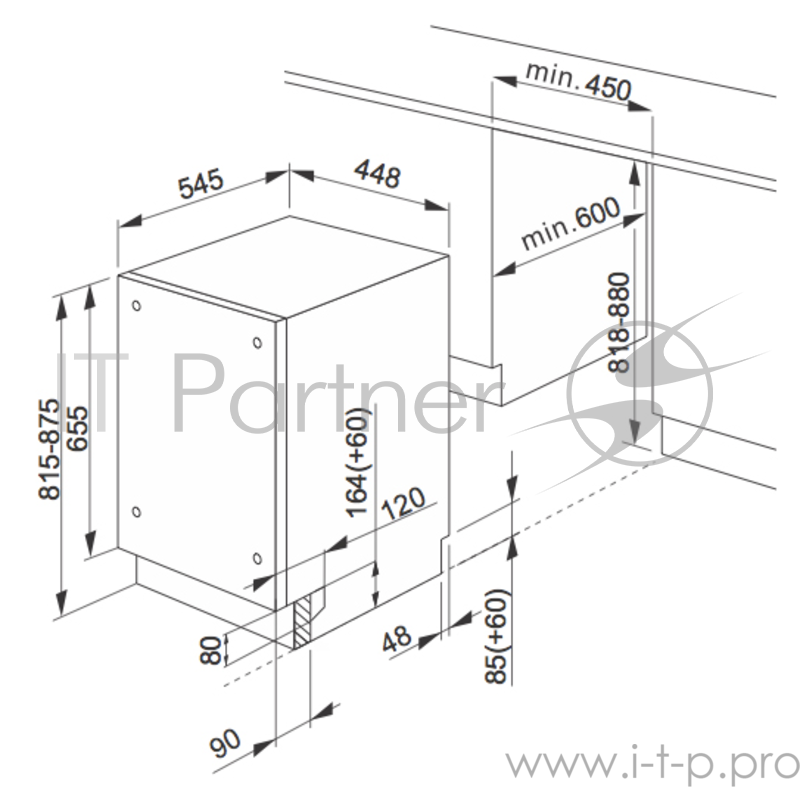 Посудомоечная машина Hansa ZIM 628 EH 1930Вт полноразмерная