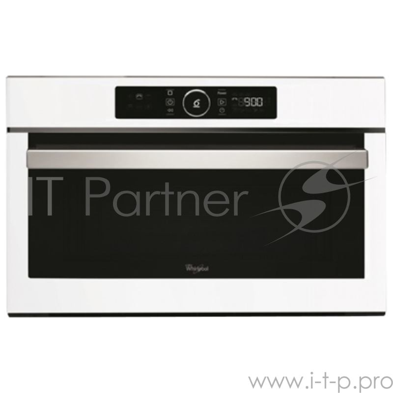 Встраиваемая микроволновая печь Whirlpool AMW 730/WH /31л, центральный программатор с 2-мя LCD-дисплеями, электронное управление, 8 уровней мощности, 6th Sense, гриль, функция Crisp™, Jet Start, Jet Defrost, система пространственного распределения м