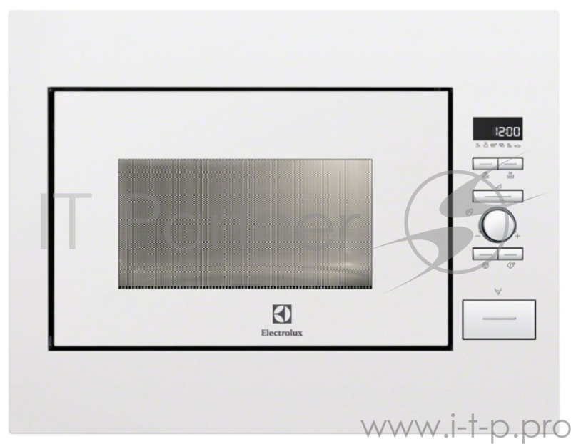 Встраиваемая микроволновая печь ELECTROLUX/ 25 л, 900 Вт, электронное управл., цвет: белый
