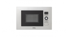 Встраиваемая микроволновая печь Korting KMI 720 X / 38.8х59.4х34.5 см, 20 л, 900 Вт, гриль: 1000 Вт, электронное управление, LED дисплей, 8 автопрограмм, нержавеющая сталь