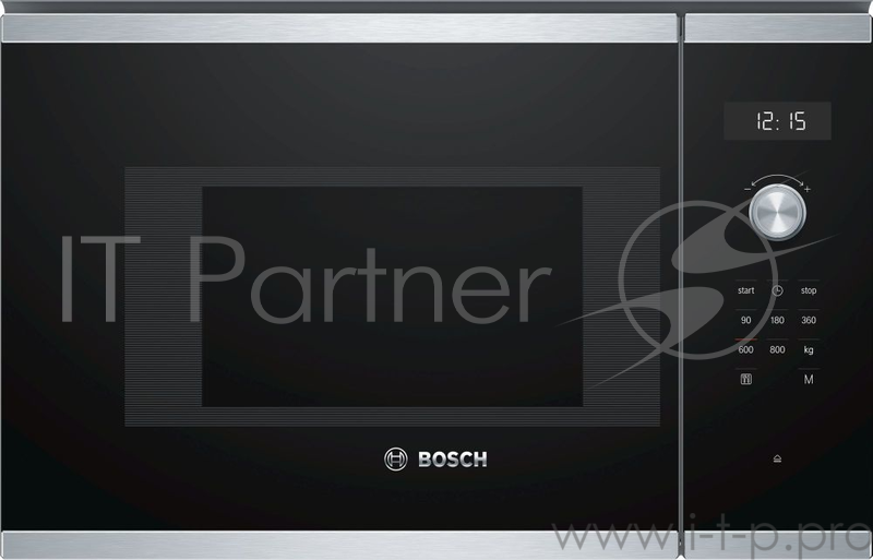 Микроволновая Печь Bosch BFL524MS0 20л. 800Вт нержавеющая сталь (встраиваемая)