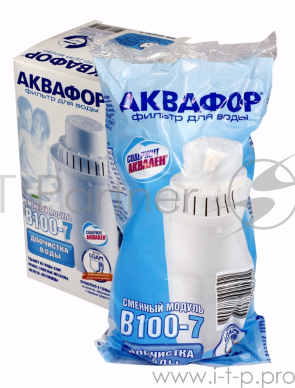 Картридж Аквафор B100-7 для кувшинов ресурс:300л (упак.:1шт)