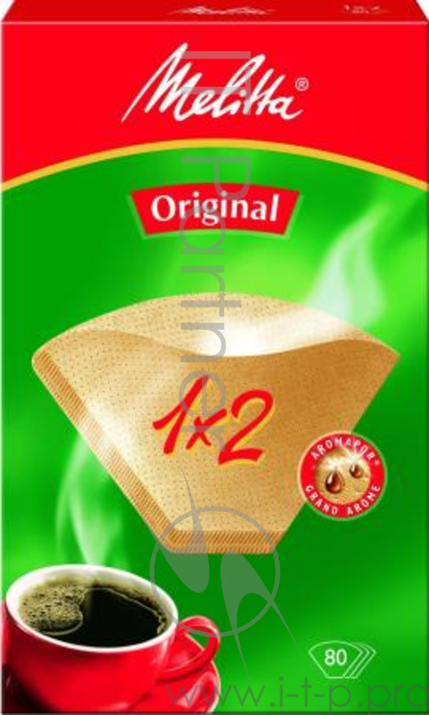 Фильтры для кофе FILTERO №2/80, для кофеварок капельного типа, бумажные, 80 шт