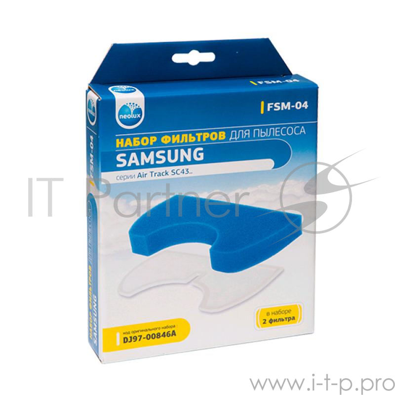 Набор фильтров NEOLUX Набор фильтров NEOLUX/ для Samsung, губчатый+сетчатый фильтры, DJ97-00846A