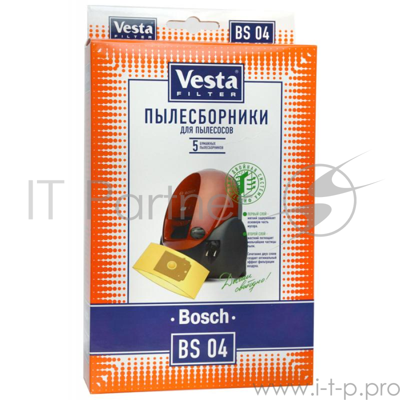 Комплект пылесборников Vesta BS 04 Bosch