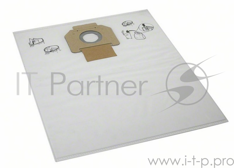 Мешок для пылесоса BOSCH для пылесоса GAS 15 L (для сухой пыли) (2.605.411.229) для GAS 15 L, 5 шт.