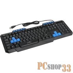 Клавиатура Oklick 750G черный/черный-синий USB 337452