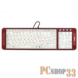 Клавиатура Dialog Katana KK-L04U RED USB, Multimedia, с подсветкой клавиш