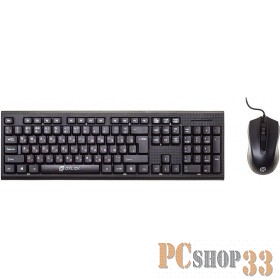 Клавиатура + мышь Oklick 620M клав:черный мышь:черный USB