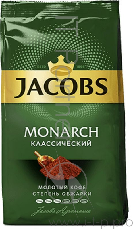 Кофе молотый для кофеварок Bosch Якобс Монарх 150гр