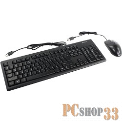 Клавиатура A4Tech KRS-8372 черный USB Комплект 477618