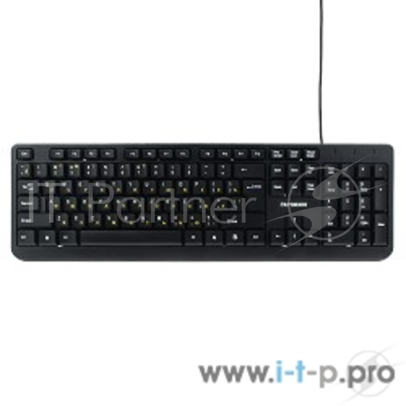 Клавиатуры, мыши Гарнизон Клавиатура GK-115, USB, черный, поверхность- шлифованный алюминий