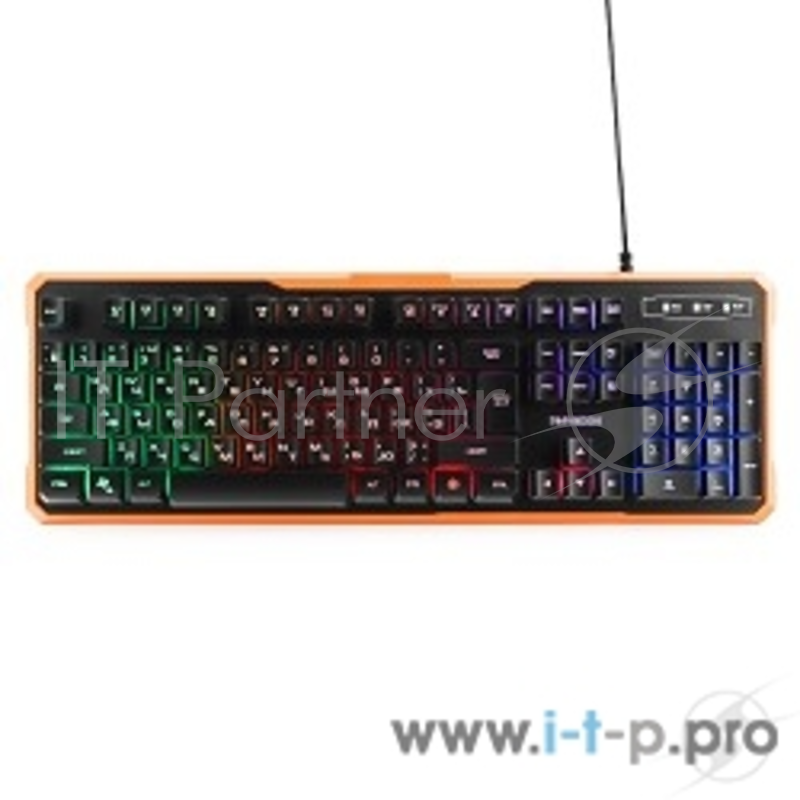 Клавиатуры, мыши Гарнизон Клавиатура игровая GK-320G черный USB, подсветка, код Survarium, антифантомные клавиш